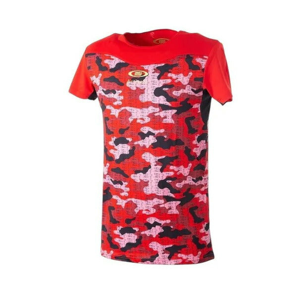 【ネコポス送料無料】アクティブームActiveM半袖インナーシャツコンフォートインナーネイビー01カモ柄丸首半袖中学高校部活大学