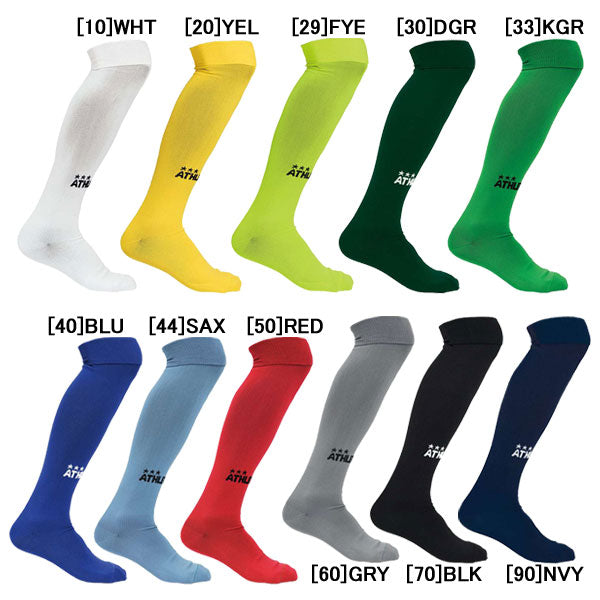 【ショップ限定エントリーでさらに+9倍】【ネコポス送料無料】アスレタATHLETAサッカーゲームストッキング01080フットサル靴下ソックス19-21cm22-24cm25-27cm