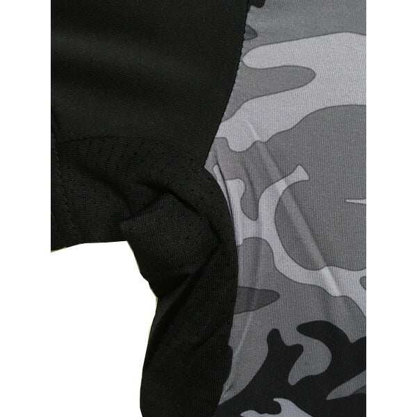 【ネコポス送料無料】半袖インナーシャツアクティブームActiveMカモ柄丸首半袖中学高校部活大学サークル社会人01BK