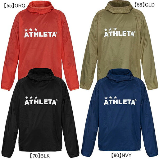 【ショップ限定エントリーでさらに+9倍】【ネコポス送料無料】アスレタATHLETAプラウインドシェルプルオーバー2S02360サッカーフットサルピステパーカー練習着パッカブル折り畳みメンズ