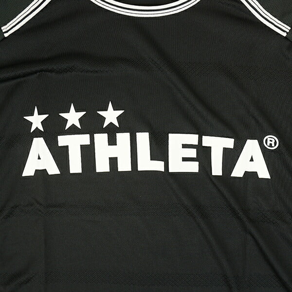 【ネコポス送料無料】アスレタATHLETAプラクティスシャツ2S02366サッカーフットサルプラシャツ半袖練習着ボーダーメンズ