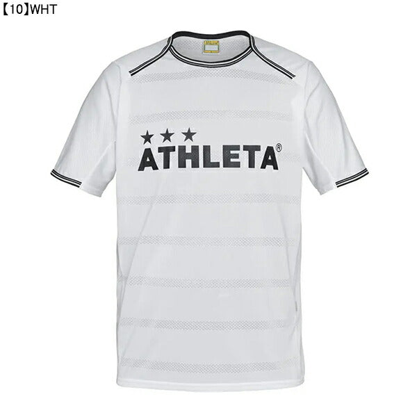 【ネコポス送料無料】アスレタATHLETAジュニアプラクティスシャツ2S02366Jサッカーフットサルプラシャツ半袖練習着ボーダー子供用
