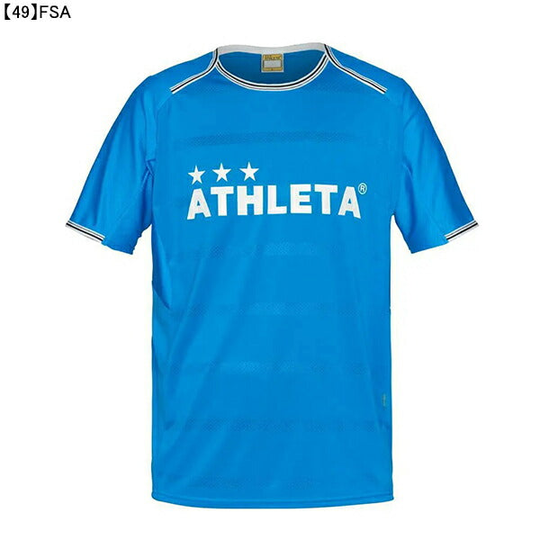 【ネコポス送料無料】アスレタATHLETAジュニアプラクティスシャツ2S02366Jサッカーフットサルプラシャツ半袖練習着ボーダー子供用