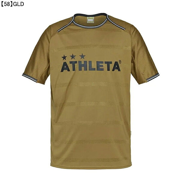 【ネコポス送料無料】アスレタATHLETAジュニアプラクティスシャツ2S02366Jサッカーフットサルプラシャツ半袖練習着ボーダー子供用