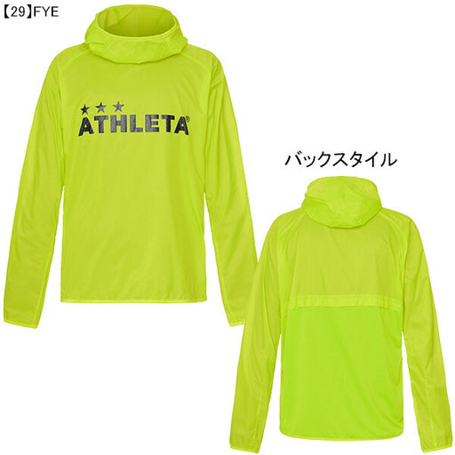 【ショップ限定エントリーでさらに+9倍】アスレタATHLETAジュニアライトウィンドシェルプルオーバー02382Jサッカーフットサルピステパーカートレーニングウェア子供用