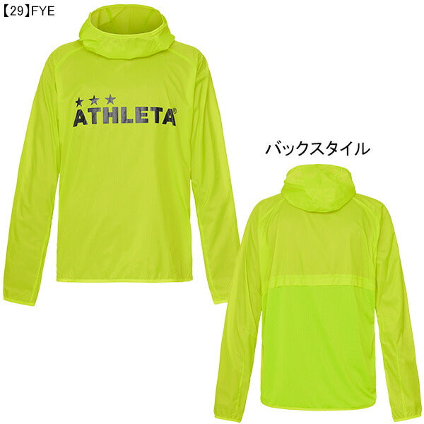【ショップ限定エントリーでさらに+9倍】アスレタATHLETAジュニアライトウィンドシェルプルオーバー02382Jサッカーフットサルピステパーカートレーニングウェア子供用