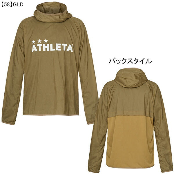 【ショップ限定エントリーでさらに+9倍】アスレタATHLETAジュニアライトウィンドシェルプルオーバー02382Jサッカーフットサルピステパーカートレーニングウェア子供用