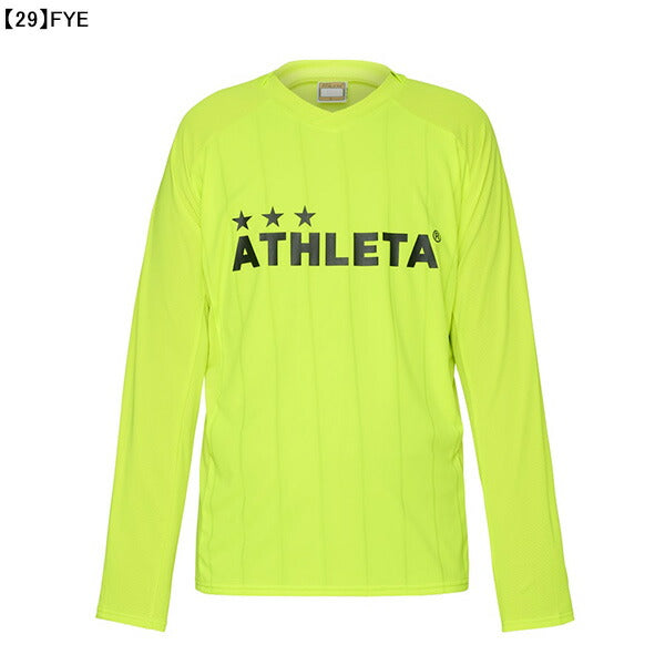 【ネコポス送料無料】アスレタATHLETAプラクティスシャツ02394サッカーフットサルプラシャツ長袖練習着メンズ