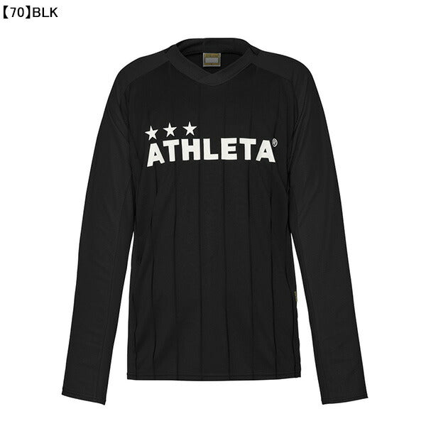 【ネコポス送料無料】アスレタATHLETAプラクティスシャツ02394サッカーフットサルプラシャツ長袖練習着メンズ