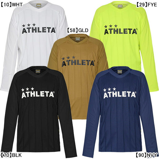【ネコポス送料無料】アスレタATHLETAプラクティスシャツ02394サッカーフットサルプラシャツ長袖練習着メンズ