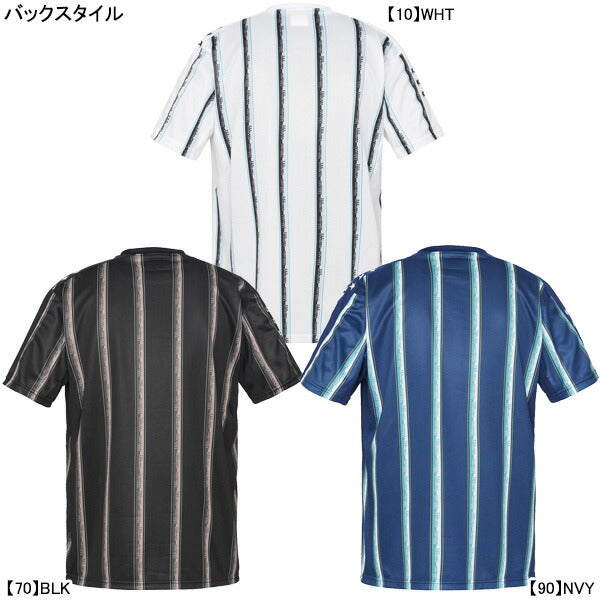 【ショップ限定エントリーでさらに+9倍】【ネコポス送料無料】アスレタATHLETAジュニアストライププラシャツ02408JサッカーフットサルプラシャツTシャツ半袖練習着子供用