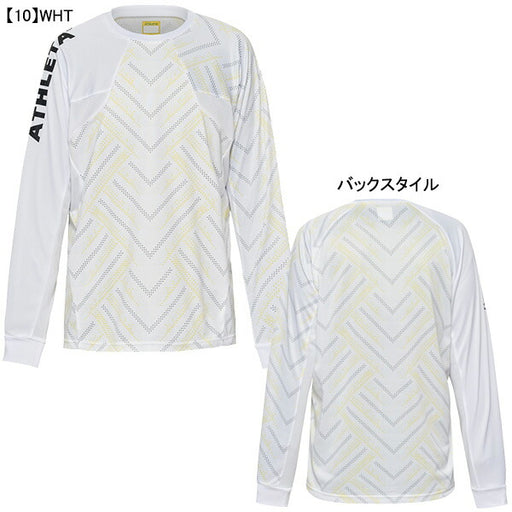 【ネコポス送料無料】アスレタATHLETAジュニアグラフィックプラシャツ02409Jサッカーフットサルプラクティスシャツ練習着長袖子供用