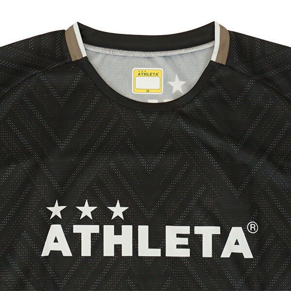 【ショップ限定エントリーでさらに+9倍】【ネコポス送料無料】アスレタATHLETAグラフィックプラシャツ02417サッカーフットサルプラクティスシャツ半袖メンズ