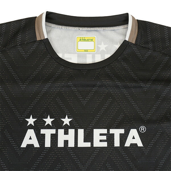 【ショップ限定エントリーでさらに+9倍】【ネコポス送料無料】アスレタATHLETAジュニアグラフィックプラシャツ02417Jサッカーフットサルプラクティスシャツ半袖子供用