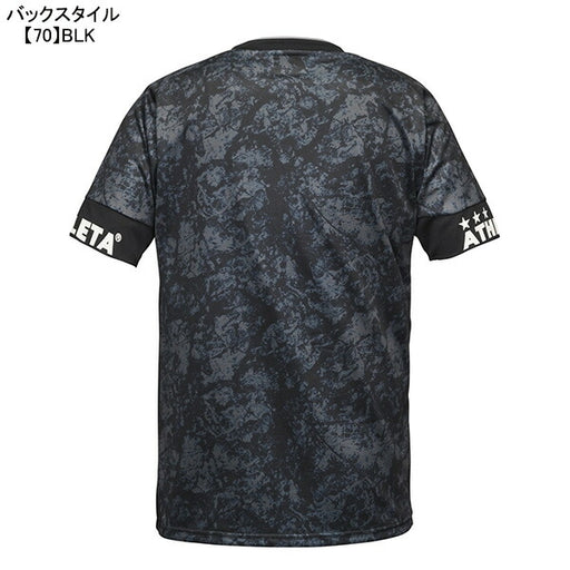 【ショップ限定エントリーでさらに+9倍】【ネコポス送料無料】アスレタATHLETAグラフィックプラクティスシャツ02423サッカーフットサルプラシャツ半袖練習着メンズ