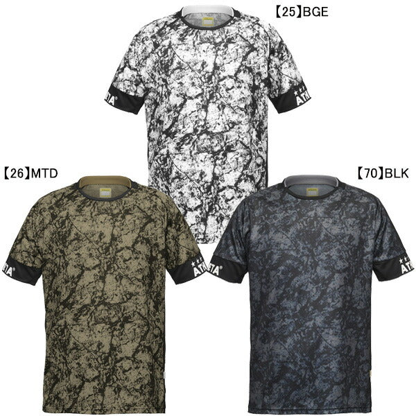 【ショップ限定エントリーでさらに+9倍】【ネコポス送料無料】アスレタATHLETAグラフィックプラクティスシャツ02423サッカーフットサルプラシャツ半袖練習着メンズ