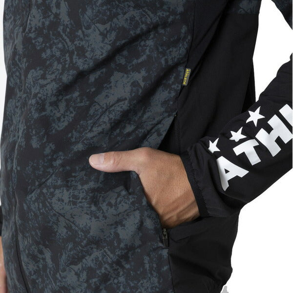 アスレタATHLETA裏地付きストレッチウィンドジャケット25f02434サッカーフットサルブレーカージャケットメンズ