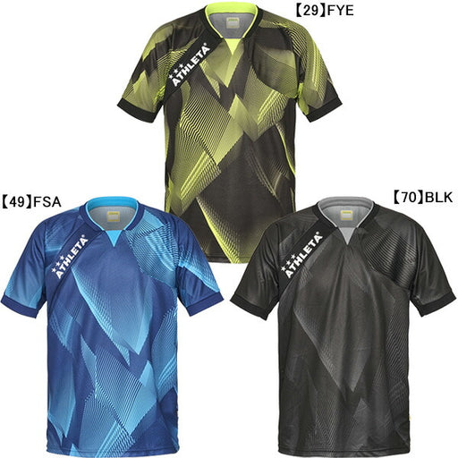 【ネコポス送料無料】アスレタATHLETAグラフィックプラクティスシャツ26s02438サッカーフットサルプラシャツ半袖練習着メンズ