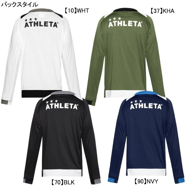 【ネコポス送料無料】アスレタATHLETAプラクティスLSシャツ02444サッカーフットサルプラシャツ長袖メンズ