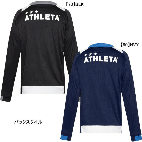 【ネコポス送料無料】アスレタATHLETAジュニアプラクティスLSシャツ02444Jサッカーフットサルプラシャツ長袖子供用
