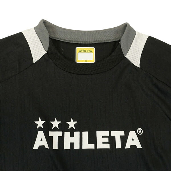 【ネコポス送料無料】アスレタATHLETAジュニアプラクティスLSシャツ02444Jサッカーフットサルプラシャツ長袖子供用