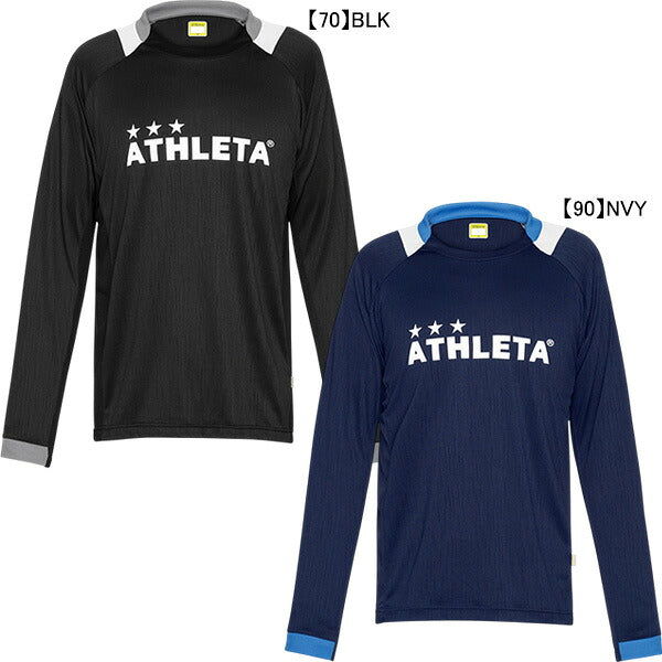 【ネコポス送料無料】アスレタATHLETAジュニアプラクティスLSシャツ02444Jサッカーフットサルプラシャツ長袖子供用