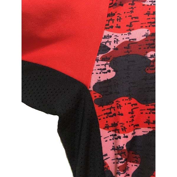 【ネコポス送料無料】アクティブーム長袖アンダーーシャツActiveMコンフォートインナーブラック02カモ柄丸首長袖中学高校部活大学