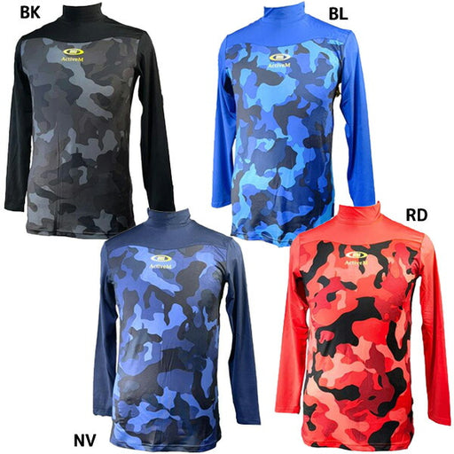 【ネコポス送料無料】アクティブームActiveMコンフォートインナーモックネック長袖野球アンダーシャツ長袖03