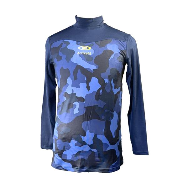 【ネコポス送料無料】アクティブームActiveMコンフォートインナーモックネック長袖野球アンダーシャツ長袖03