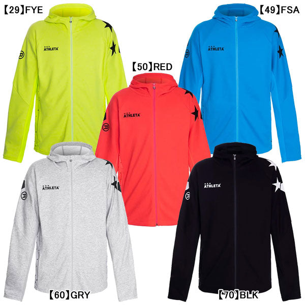 【ショップ限定エントリーでさらに+9倍】【送料無料】アスレタATHLETAジュニアJRライトスウェットZIPパーカー03347Jサッカーフットサルカジュアルフード子供用
