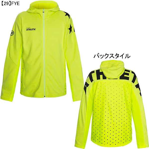 【ショップ限定エントリーでさらに+9倍】【送料無料】アスレタATHLETAジュニアJRライトスウェットZIPパーカー03347Jサッカーフットサルカジュアルフード子供用