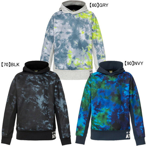 【送料無料】アスレタATHLETA裏毛防風スウェットパーカー03356サッカーフットサルカジュアル総柄フードプルオーバーフーディメンズ