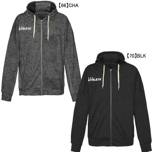 【ショップ限定エントリーでさらに+9倍】アスレタATHLETAジャガードスウェットZIPパーカー03381サッカーフットサルジップトレーニングウェアフードメンズ