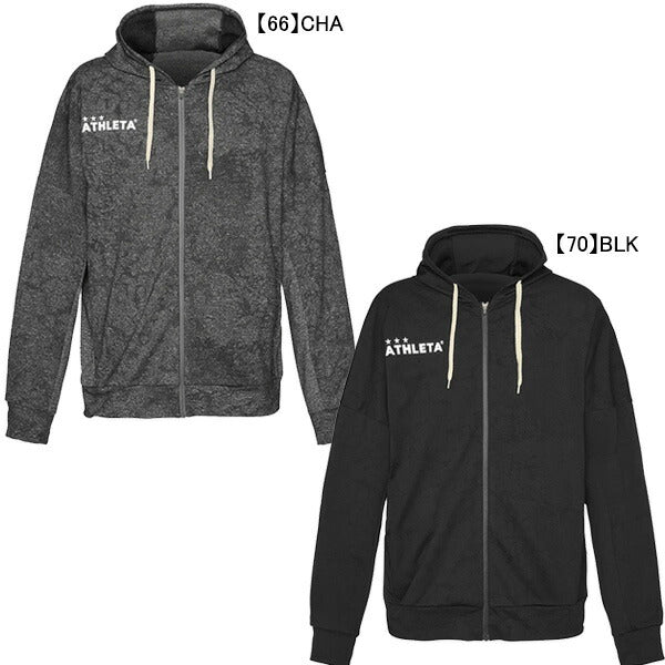 【ショップ限定エントリーでさらに+9倍】アスレタATHLETAジャガードスウェットZIPパーカー03381サッカーフットサルジップトレーニングウェアフードメンズ