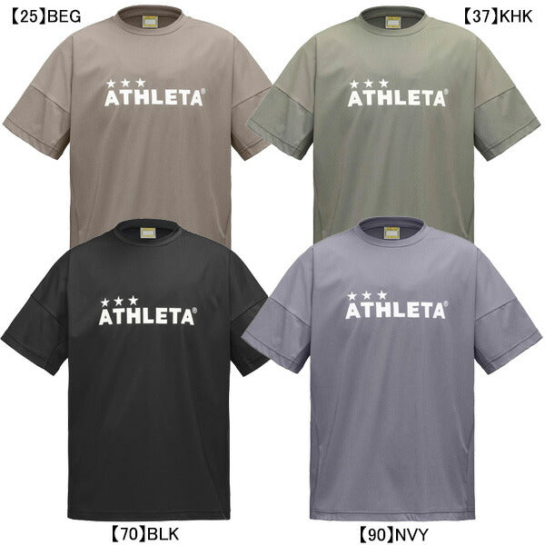 【ネコポス送料無料】アスレタATHLETAプラクールシャツ03396サッカーフットサルTシャツ半袖プラシャツ練習着メンズ