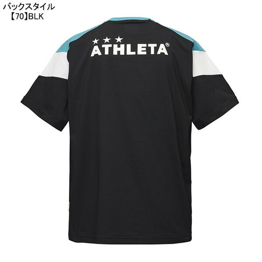【ショップ限定エントリーでさらに+9倍】【ネコポス送料無料】アスレタATHLETAドライフェザーカラーブロックプラシャツ03399サッカーフットサルプラクティスシャツ半袖練習着メンズ