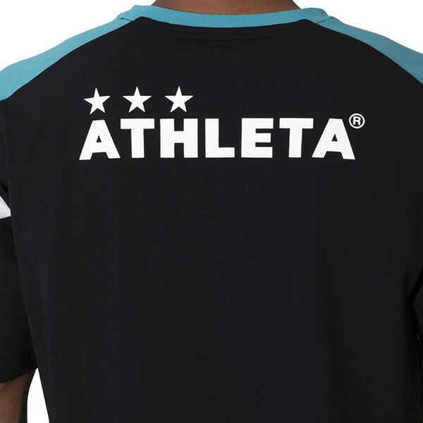 【ショップ限定エントリーでさらに+9倍】【ネコポス送料無料】アスレタATHLETAドライフェザーカラーブロックプラシャツ03399サッカーフットサルプラクティスシャツ半袖練習着メンズ