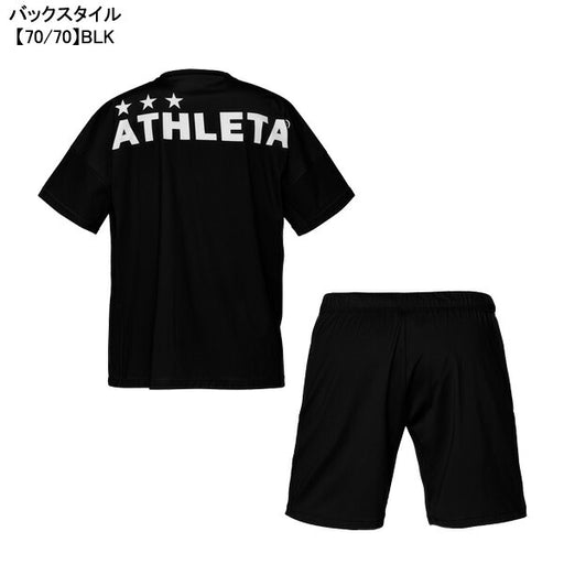 【上下セット】アスレタATHLETAプラクールシャツショーツ26s03409-03410サッカーフットサル接触冷感プラシャツパンツメンズ