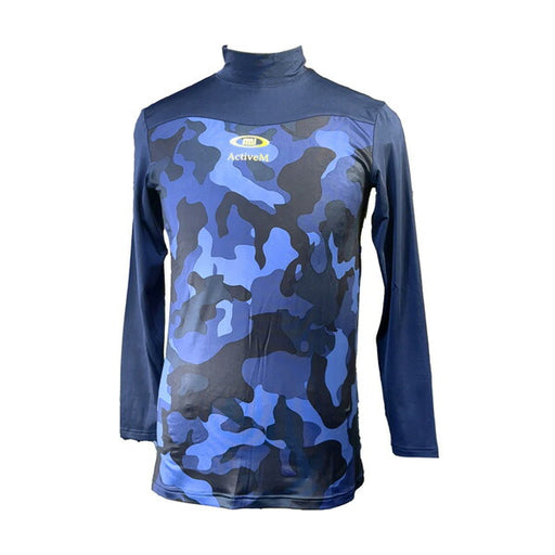 【ショップ限定エントリーでさらに+9倍】【ネコポス送料無料】アクティブームコンフォートインナーモックネック長袖野球アンダーシャツ長袖03NV