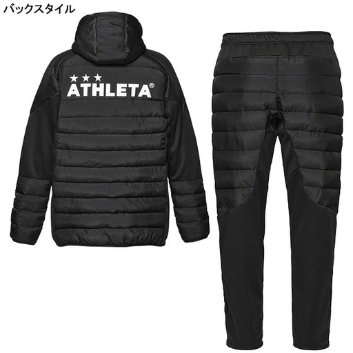 【上下セット】アスレタATHLETA中綿ウォーム上下04165N-04166Nサッカーフットサル防寒防風ブレーカージャケットパンツメンズ