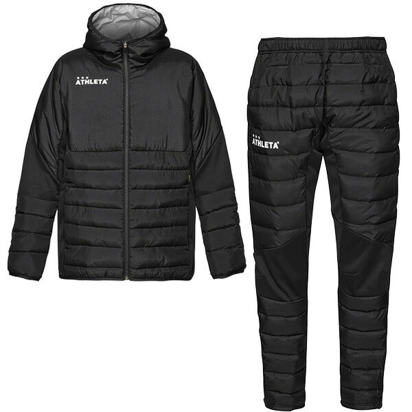 【上下セット】アスレタATHLETA中綿ウォーム上下04165N-04166Nサッカーフットサル防寒防風ブレーカージャケットパンツメンズ