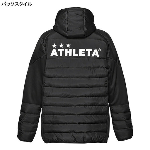 アスレタATHLETA中綿ウォームジャケット25f04165Nサッカーフットサル防寒防風ブレーカージャケットメンズ