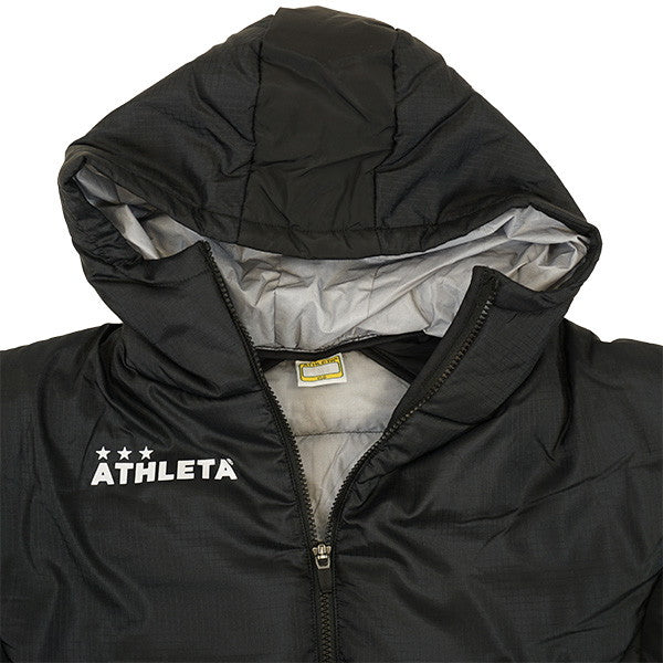アスレタATHLETAジュニア中綿ベンチコート25f04167NJサッカーフットサル防寒ロングコート子供用