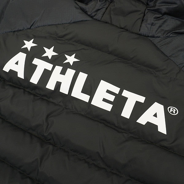 アスレタATHLETAジュニア中綿ベンチコート25f04167NJサッカーフットサル防寒ロングコート子供用