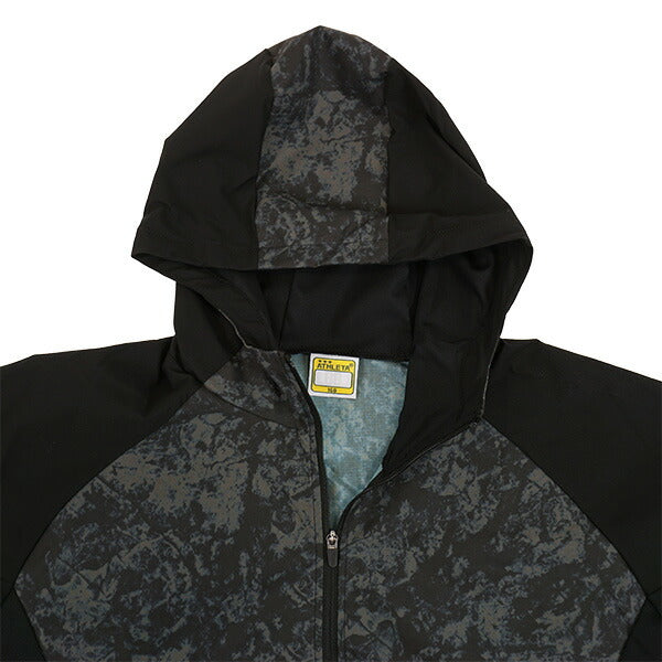 アスレタATHLETAジュニアストレッチトレーニングJK04168Jサッカーフットサルジャケットフードジップ練習着子供用