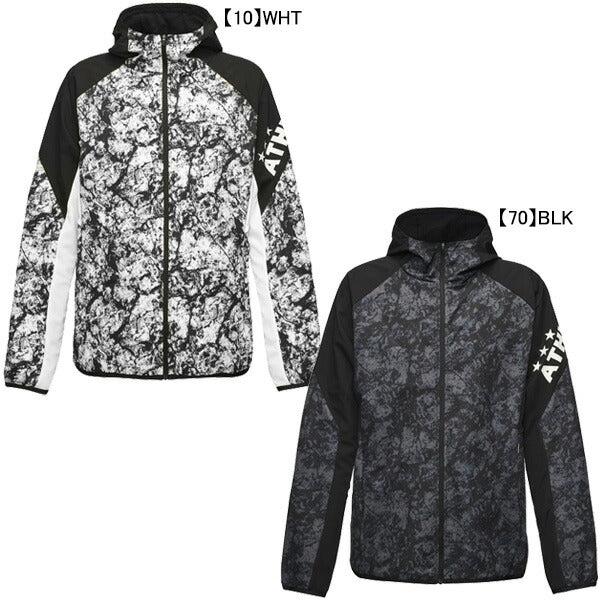 アスレタATHLETAジュニアストレッチトレーニングJK04168Jサッカーフットサルジャケットフードジップ練習着子供用