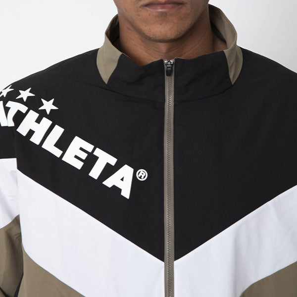 アスレタATHLETAカラーブロックTRジャケット04171サッカーフットサルウインドブレーカージップメンズ