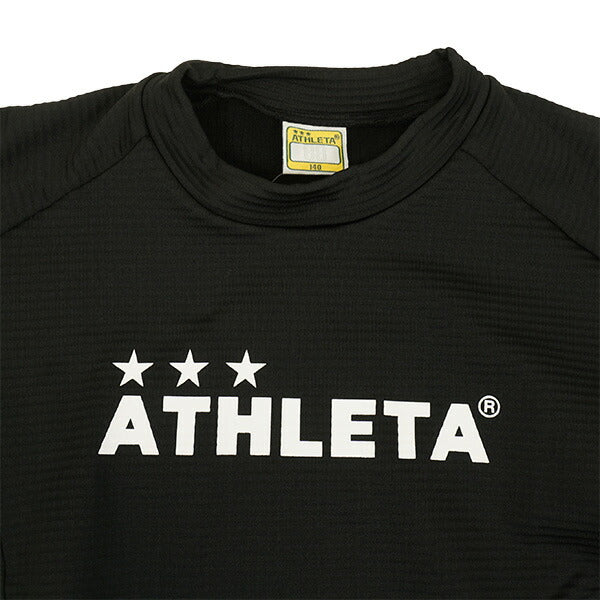 【上下セット】アスレタATHLETAジュニアJrグリッド起毛TRシャツパンツ上下04174J-04176Jサッカーフットサルトレーニングトップパンツ防寒子供用