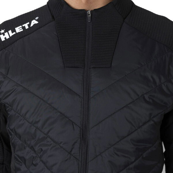 アスレタATHLETAグリッド起毛パディングTRジャケット04175サッカーフットサルジャージ防寒メンズ