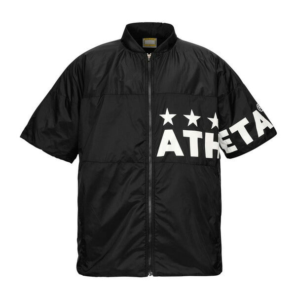 アスレタATHLETA裏メッシュアクティブホロウレイヤードジャケット04178サッカーフットサルブレーカー半袖メンズ